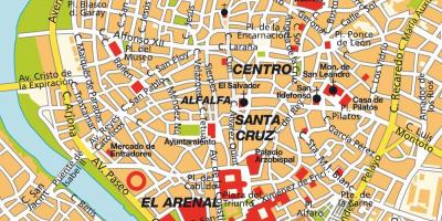 แผนที่ของ spain_ provinces. kgm สเปนศูนย์กลางเมือง
