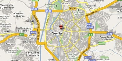 Barrio เดอซานต้ารูซ spain_ provinces. kgm แผนที่