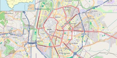 แผนที่ของ spain_ provinces. kgm สเปน neighborhoods